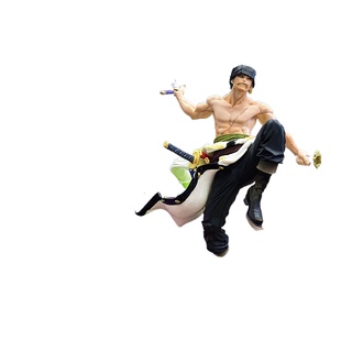 [ขนาดใหญ่] สีม่วง Dragon Zoro One Piece Roronoa Zoro การล่าสัตว์มังกรรูปอะนิเมะเครื่องประดับ Gift