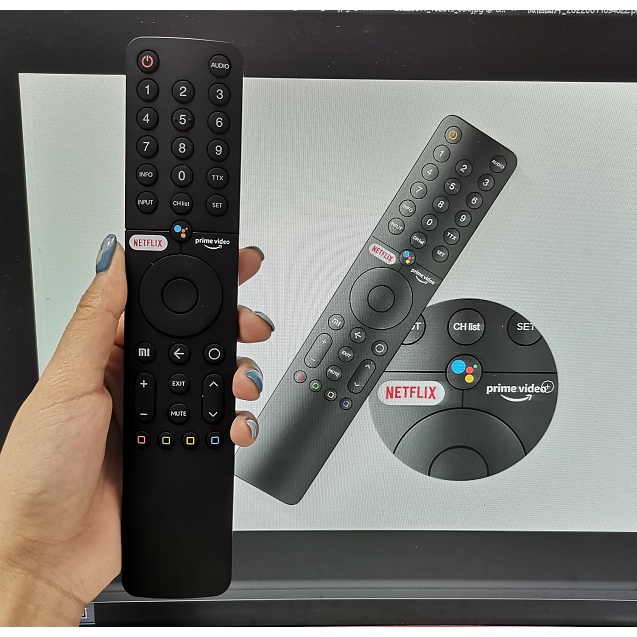 XMRM-19 360° บลูทูธรีโมทคอนโทรล Fit สําหรับ Xiaomi Mi TV P1 Android สมาร์ททีวี L43M6-6AEU L43M6-6ARG