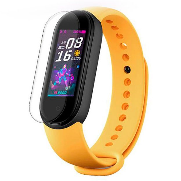 LAYAR Protector Xiaomi Mi Band 5 Anti-Scratch Screen Guard Mi Band 5 ตัวป้องกันหน้าจอ