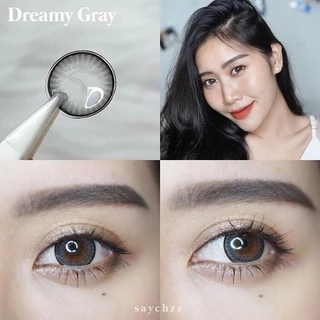 คอนแทคเลนส์ Dreamy Brown / Gray (Kitty Kawaii) ขนาดบิ๊กอาย 🌷