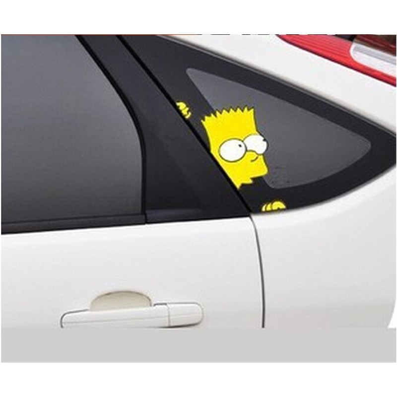 Simpson Car Window Bart สติ๊กเกอร์