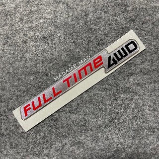 โลโก้ FULL TIME 4WD FORTUNER ขนาด 16.5x2.5cm