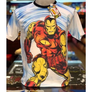 เสื้อแขนสั้นMarvelงานสิขสิทธิ์แท้‼️(ironman)❗️❗️งานแท้100%