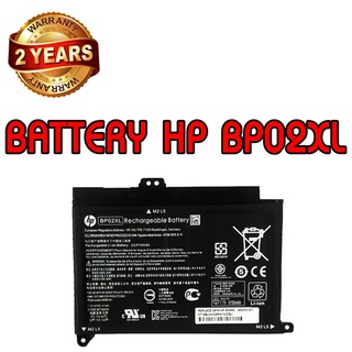 รับประกัน 2 ปี BATTERY HP BP02XL แบตเตอรี่ เอชพี Pavilion 15-AU Series 2Cells แท้