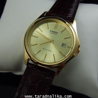 นาฬิกา CASIO สายหนังเรือนทอง MTP-1183Q-9ADF (ของแท้ รับประกัน cmg)