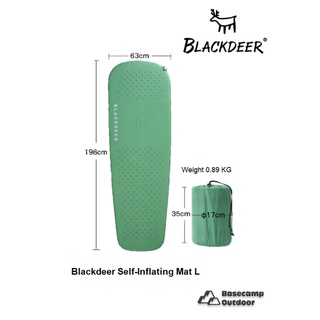 Blackdeer Self-Inflating Mat M/L เเผ่นรองนอน พองลมเองได้ นอนสบาย