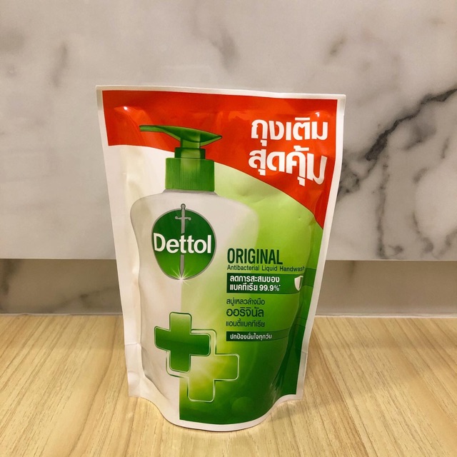 💦สบู่เหลวล้างมือเดทตอล Dettol Anti-Bacterial liquid handwash 200g(refill)