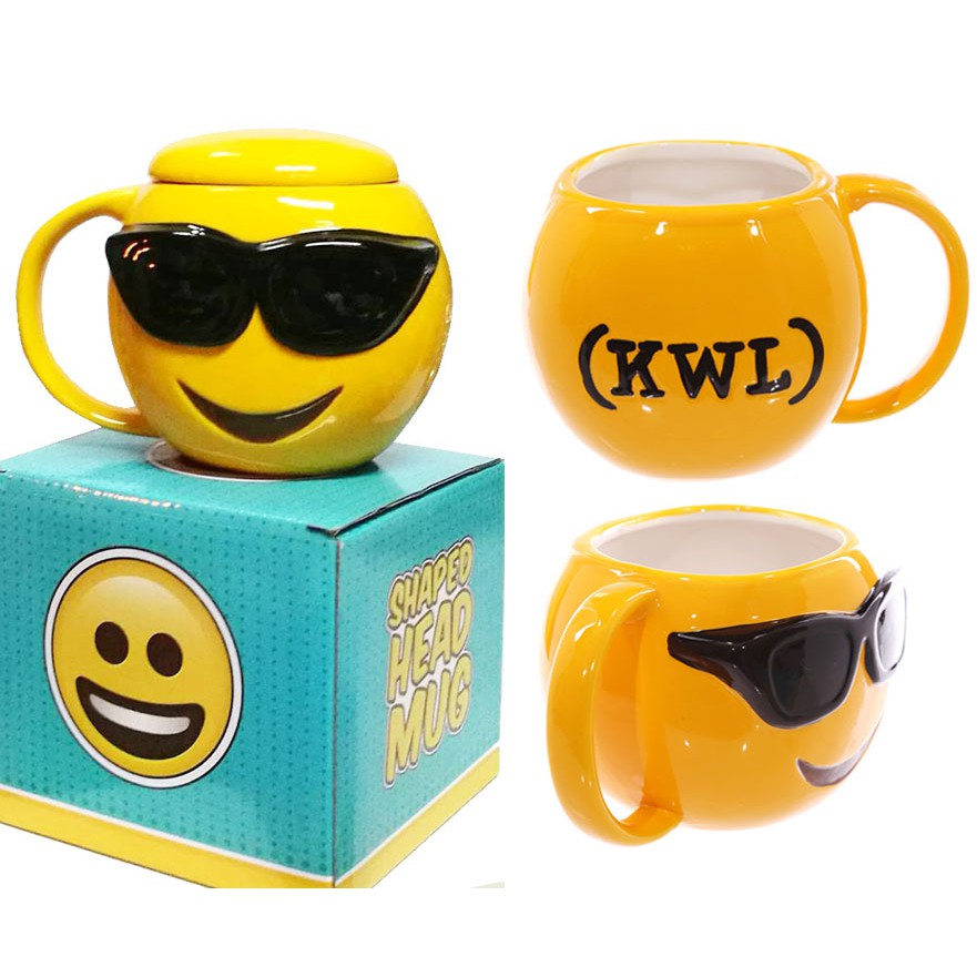 แก้วน้ำ Emotive Mug - - Sunglasses (KWL) **ใส่แว่นดำ*