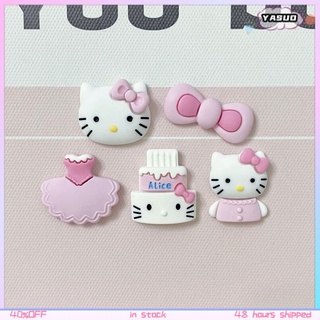 COD Hello Kitty 3d สติ๊กเกอร์อุปกรณ์เรซิ่น Diy ถ้วยน้ำร้อนอุปกรณ์ตกแต่ง