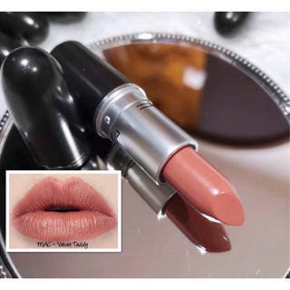 ส่งฟรี MAC Matte Lipstick สี Velvet Teddy 3g  ลิปสติกคุณภาพดีจาก M.A.C AUG02