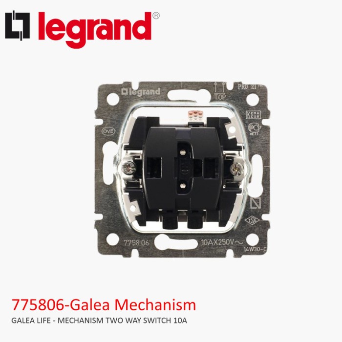 LEGRAND GALEA LIFE MECHANISM TWO WAY SWITCH 10A
