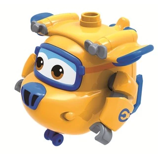 Super Wings Medium Blocks High Value Figure - Donnie ตัวต่อ ซุปเปอร์วิงส์ ขนาดกลาง - ดอนนี่ สีเหลือง EU380006
