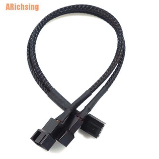 (Arichsing) สายเคเบิ้ลพัดลมระบายความร้อน 2 Way Pwm 4Pin 3Pin 3Pin