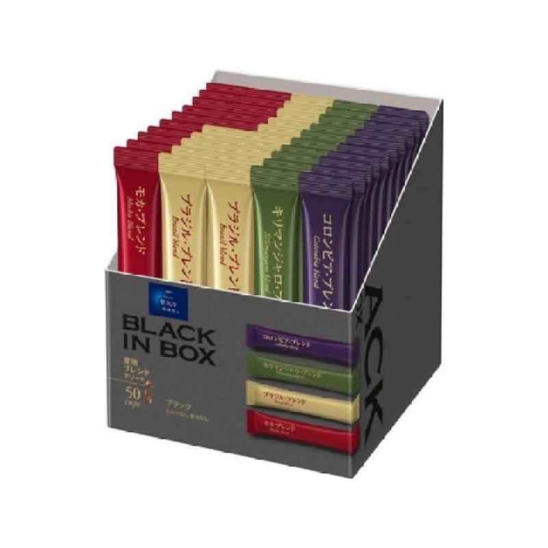 ใส่โค้ด Tony08 กาแฟ AGF Maxim Black in Box มี4 รสชาติ ทั้งหมด 50ซอง