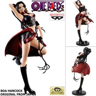 Figure งานแท้ Original แมวทอง One Piece วันพีซ เต็มพิกัดสลัดจอมลุย Flag Diamond Ship Boa Hancock โบอา แฮนค็อค ชุดหนัง