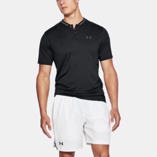 เสื้อ Under Armour UA Black Mens Forge Polo ของแท้ 100% จากช็อป (#1306639-001)