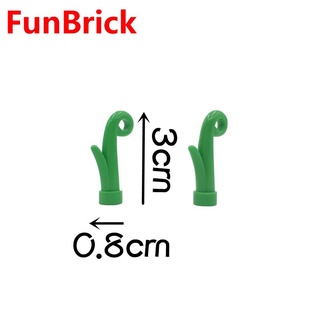 [Funbrick] บล็อกตัวต่อหญ้าสีเขียว 15279 Plant Series Moc ขนาดเล็ก 20 ชิ้น