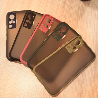 เคสกันกระแทก เคสมือถือVIVO Y76/Y33S/Y21/Y21S/Y31/Y51/Y12S/Y12A/V21 ขอบสีหลังด้าน ขอบนิ่มหลังแข็ง ส่งจากไทย