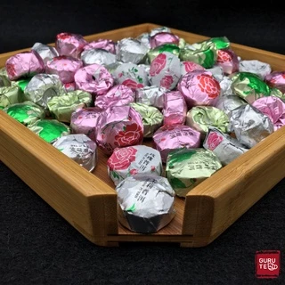 🌱 ชา ผูเอ๋อ อัดเม็ด ผสมดอกไม้ ขนาด 50 กรัม (8-9เม็ด) 🌸 Flowery Brick Puer Tea 🌱