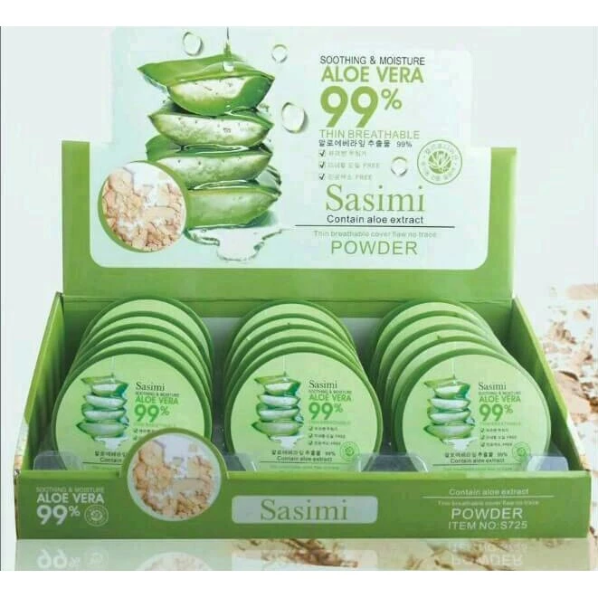 ( มีส่งด่วน ) แป้ง Aloe Vera Powder Soothing & Moisture 99%