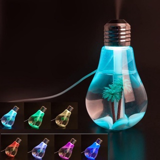 BULB Humidifier เครื่องพ่นควันเพิ่มความชื้นเรืองแสงได้ รูปหลอดไฟ