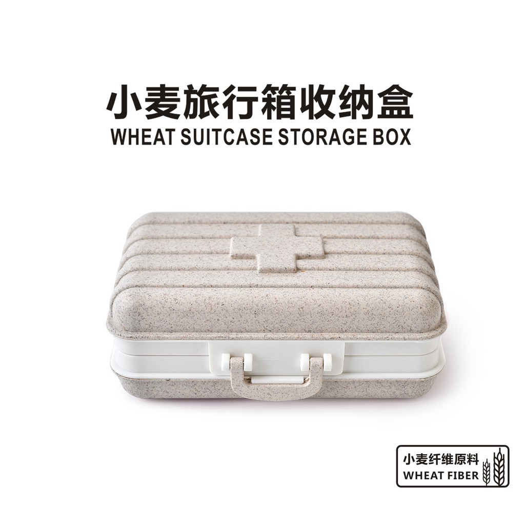 ชุดปฐมพยาบาล：Emty First Aid Kit Emergency Box ortable Travel Outdoor ...