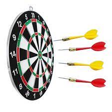 15 INCH DOUBLE-SIDED DART BOARD / 15" WALL-MOUNTED DART BOARD / PRO GAME DART BOARD / CHILDRENS MELE