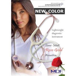 MDF หูฟังทางการแพทย์ Stethoscope Acoustica 747XP#RG29 สีขาว