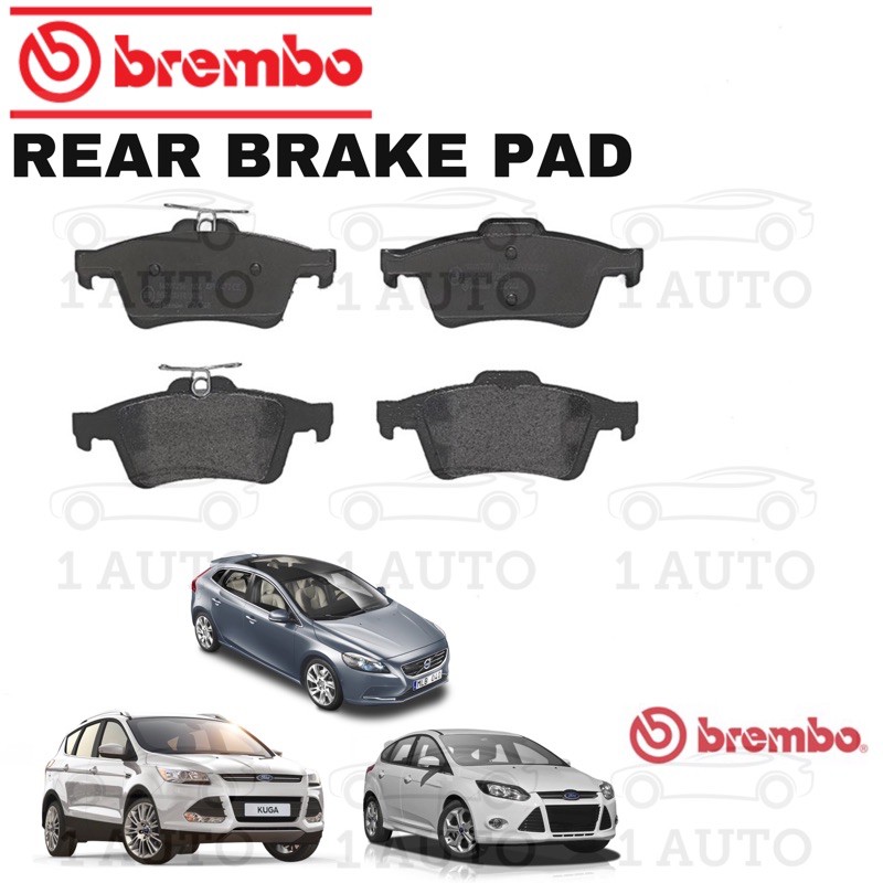BREMBO REAR BELAKANG BRAKE PAD FORD FOCUS 2.0 MK3 1.5T KUGA 1.6 ecoboost VOLVO S40 2.0 2.4 V40 1.6 T