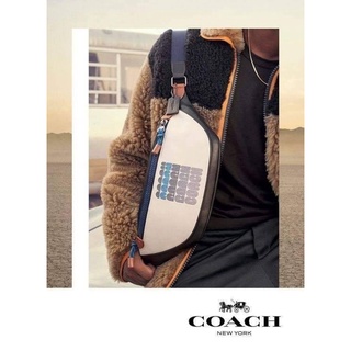 กระเป๋าสะพายคาดอก คาดเอวผู้ชาย COACH RIVINGTON BELT BAG WITH COACH PRINT (COACH 69305)