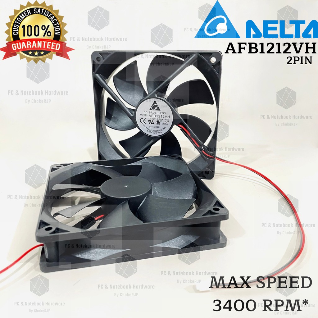 [พร้อมส่ง!!!] DELTA AFB1212VH COOLING FAN 2PIN l พัดลมคอม DELTA AFB1212VH ของแท้100%