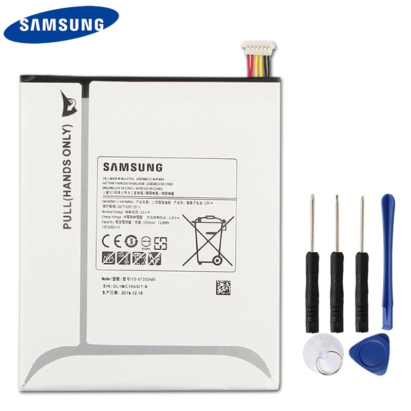 แบตเตอรี่ Samsung Original EB-BT355ABE สำหรับ Samsung GALAXY Taba 8.0 T355C Tab5 SM-T355 SM-T350 SM-