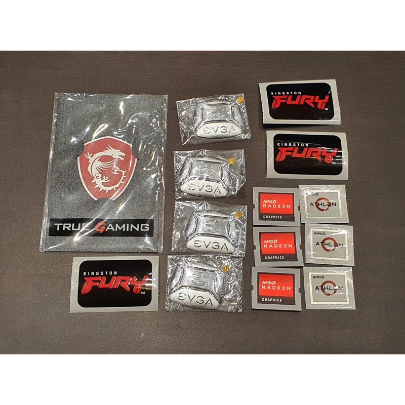 Sticker ตกแต่งคอม EVGA /AMD /ATHLON /RADEON /FURY