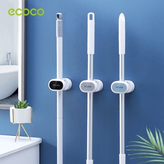 [พร้อมส่ง]ECOCO ที่แขวนไม้ถูพื้น ติดผนัง รุ่นไม่ต้องเจาะ ที่หนีบไม้กวาด ติดผน ที่เก็บไม้กวาด E2001