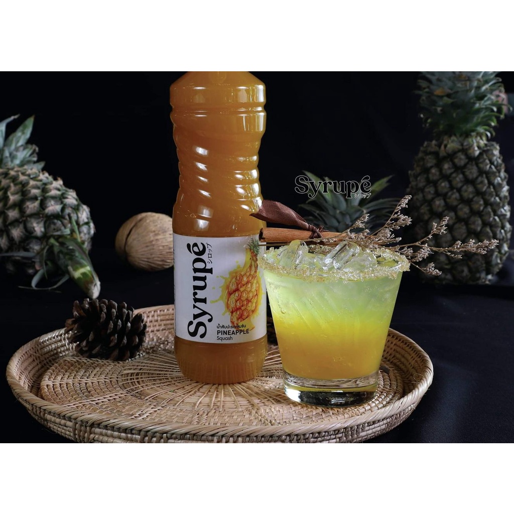 Syrupe' ไซรัปเป้ น้ำสับปะรดเข้มข้น เกรดพรีเมี่ยม