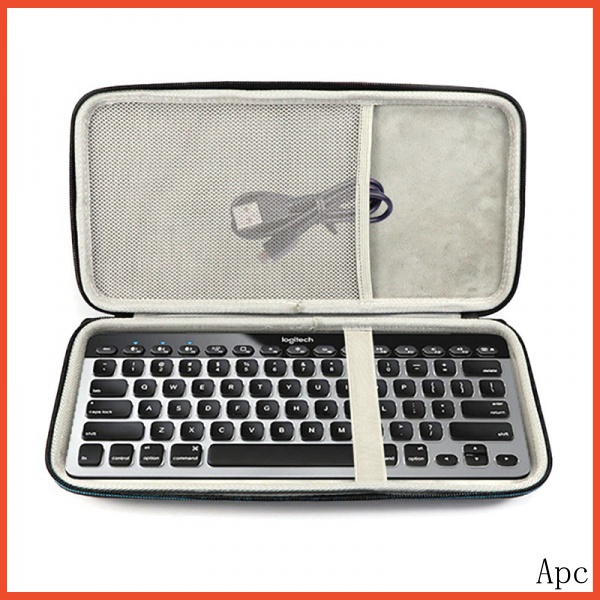 Logitech Keyboard Storage Bag EVA Case cover อุปกรณ์เสริมคอมพิวเตอร์ กระเป๋าเก็บคีย์บอร์ดแบบพกพาสําห