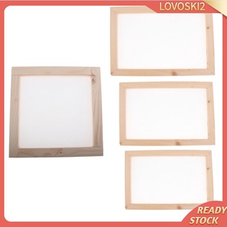 [Lovoski2] กรอบแม่พิมพ์ไม้สําหรับทํากระดาษ Diy ขนาด 20X20 ซม