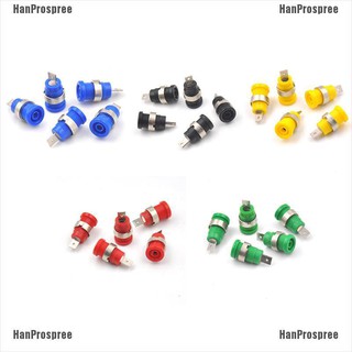 Hanprospree ปลั๊กกล้วยเชื่อมต่อสายไฟ ตัวเมีย 4 มม. 5 ชิ้น 5