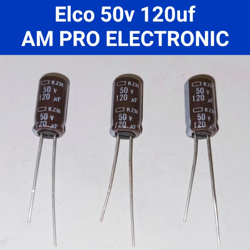 Elco 50v 120uf Elko 120uf 50v Original Brown Replacement 50v 100uf