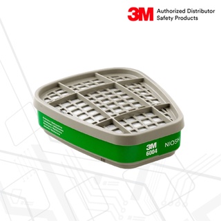 3M™ 6004 ตลับกรองไอแอมโมเนียและไอเม็ททิลลามีน สำหรับหน้ากากไส้กรองคู่