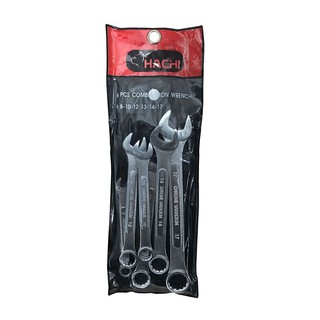 ประแจแหวนข้างปากตาย HACHI 6 ชิ้น/ชุด 6 EA/SET HACHI COMBINATION WRENCH