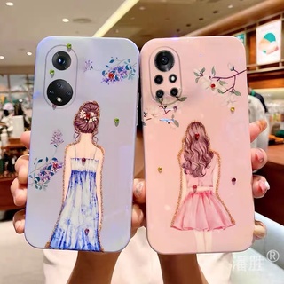 Yjd เคส Huawei Nova 9 PRO Nova 8 PRO 8i Nova 7 PRO 8 7 SE เทพธิดาการ์ตูนเพชร เคสโทรศัพท์กันกระแทก