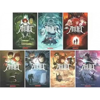 การ์ตูนญี่ปุ่น Amulet By Kazu Kibuishi หนังสือการ์ตูนสำหรับเด็ก ปกอ่อน เซต 7 เล่ม