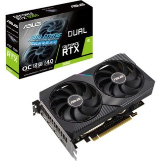 (การ์ดจอ) ASUS GEFORCE RTX 3060 DUAL O12G OC - 12GB GDDR6 สินค้ารับประกันศูนย์ 3+1ปี