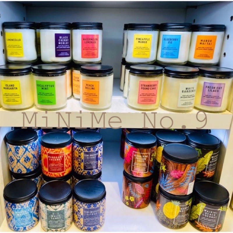 ❤️Page 1/4❤️ เทียนหอม (ขนาดกลาง) Bath&Body Works Single Wick Candles  ขนาด 7 oz / 198 g