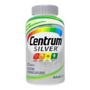 Super SALE!!! Centrum Silver 325 Tablets Adults 50+ วิตามินรวม เซนทรัม ขนาด 325 เม็ด EXP 7/21