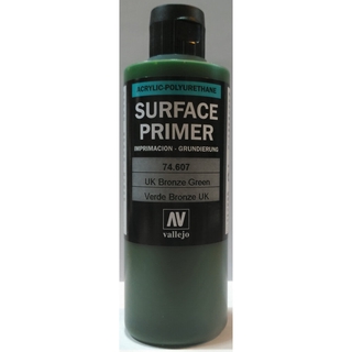 Vallejo SURFACE PRIMER 74.607 U.K. Bronze Green 200ml.