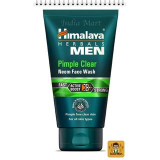 ครีมล้างหน้าใบสะเดา ลดการเกิดสิว -- Pimple Clear Neem Face Wash For Men (100 ml)