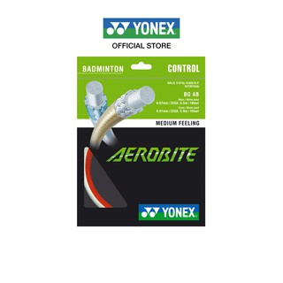 ราคาYONEX AEROBITE เอ็นแบดมินตัน เอ็นไฮบริดขนาดเส้นแนวตั้ง 0.67 มม. เส้นแนวนอน 0.61 มม. ช่วยเพิ่มแรงหมุนของลูกขนไก่