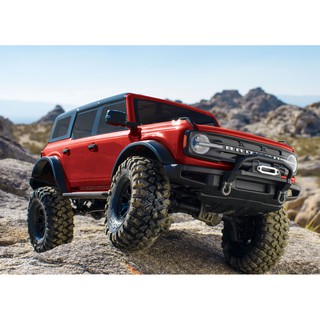 รถบังคับวิทยุยี่ห้อTRAXXAS TRX-4® Scale and Trail™ Crawler with 2021 Ford Bronco Body-RED